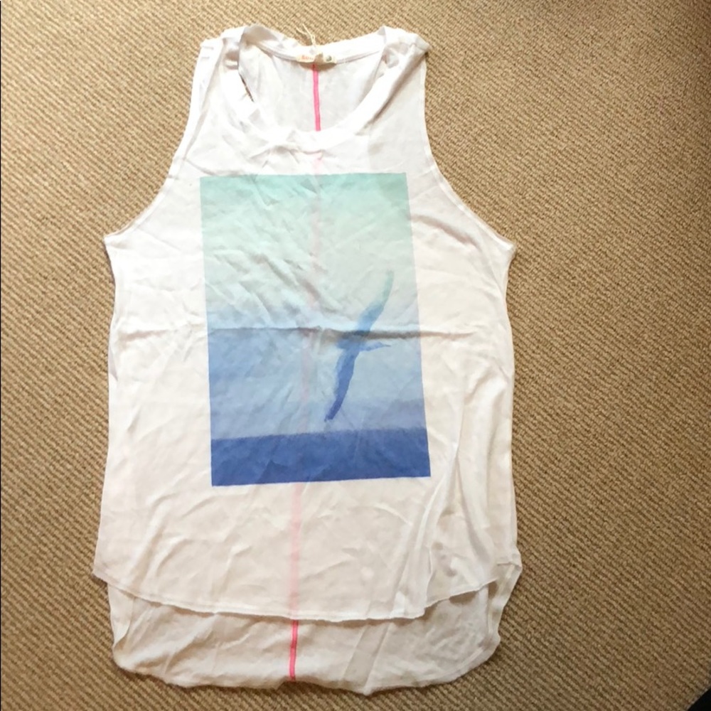 Sundry bird racer back tank